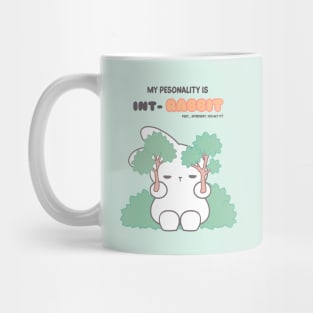 Introvert Cute Bunny, INT-RABBIT Mug